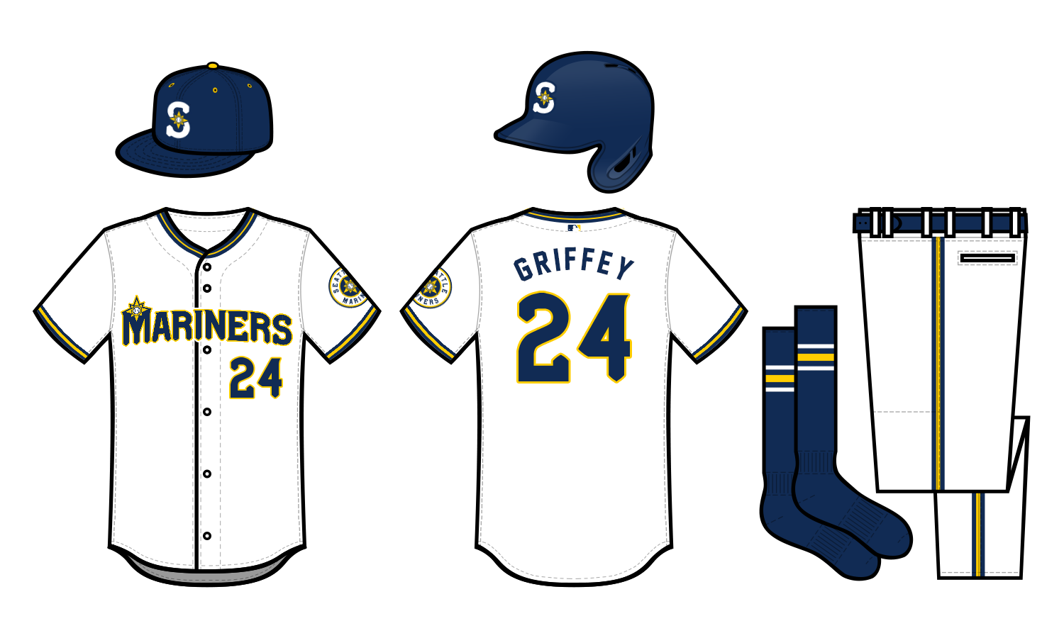 Chris Creamer  SportsLogos.Net on X: Seattle #Mariners City Connect  uniforms: The most polarizing aspect of the new set will undoubtedly be the  choice of black pants paired with the blue tops.