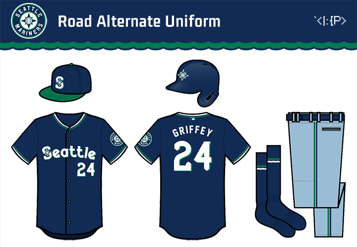 Seattle Mariners on X: First, we've rearranged the color scheme for the  lettering on #Mariners primary home and road jerseys.   / X