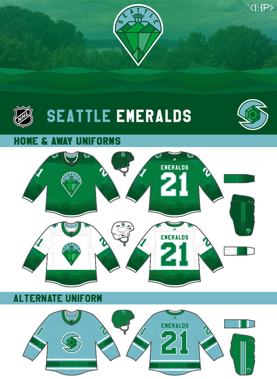 Seattle NHL Expansion Concepts (05/25: Pilots) - Concepts - Chris Creamer's  Sports Logos Community - CCSLC - SportsLogos.Net Forums