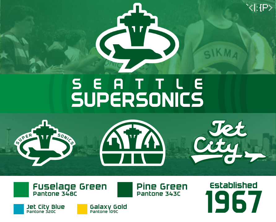 NBA Expansion - Seattle Supersonics Concept - Concepts - Chris Creamer's  Sports Logos Community - CCSLC - SportsLogos.Net Forums